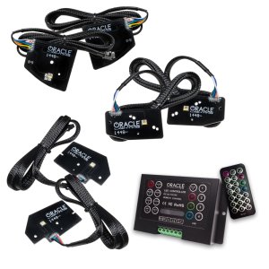 RAM 1500 DRL Headlight Upgrade Kit - ORACLE Lighting - RGBW+A with 2.0 Controller - `19-`21